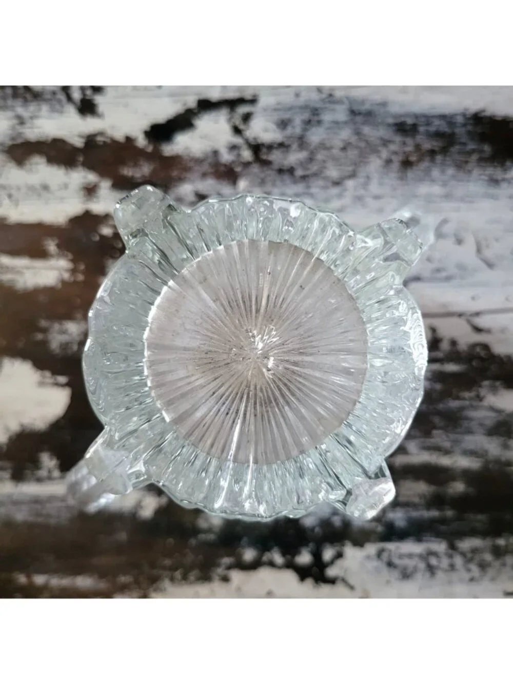 Antique JB Higbee Glass Inverted Thistle & Flower Two-Handled Spooner